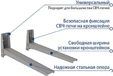 Кронштейн Kromax MICRO-4 (серебристый)