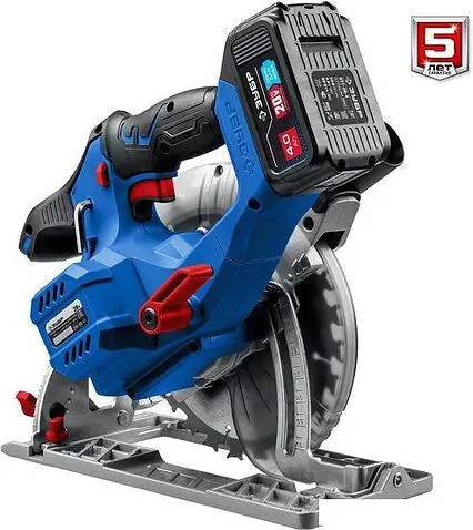 Дисковая (циркулярная) пила Зубр Профессионал CPB-190-41 (c 1-им АКБ)