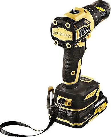 Ударная дрель-шуруповерт Hanskonner HCD2065BLIC (с 2-мя АКБ, кейс)