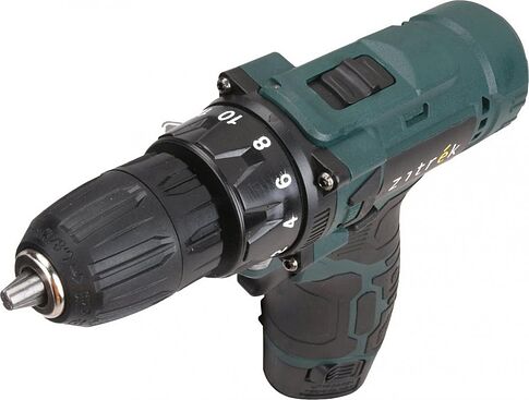 Дрель-шуруповерт Zitrek Green 12V Plus 085-1014 (с 2-мя АКБ)