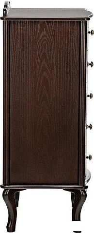 Комод Импэкс Leset Беатрис узкий 5 ящиков (орех/матовый лак)