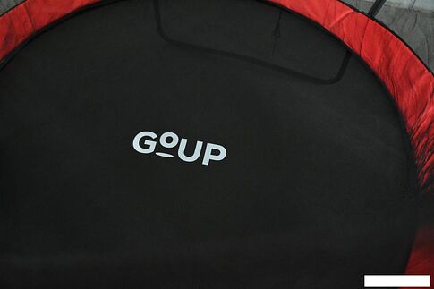 Батут GoUP Luxury 8FT (с сеткой и лестницей, красный)