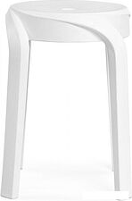 Табурет Woodville Слайвер (белый)