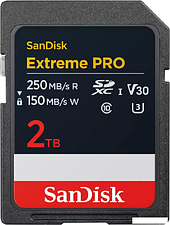 Карта памяти SanDisk Extreme PRO SDXC SDSDXXD-2T00-GN4IN 2TB