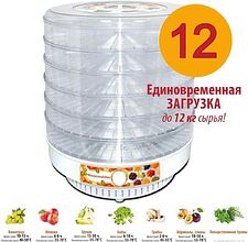 Сушилка для овощей и фруктов Спектр-Прибор Ветерок-2 Люкс (8 поддонов, прозрачный) Сушилка для овощей и фруктов Спектр-Прибор Ветерок-2 Люкс (8 поддонов, прозрачный)