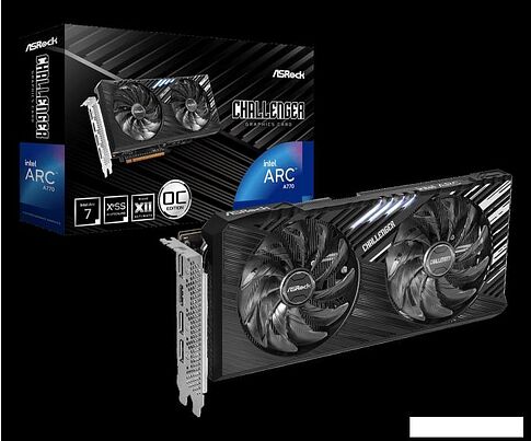 Видеокарта ASRock intel Arc A770 Challenger SE OC 16GB GDDR6 A770 CL SE 16GO