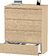 Комод Mio Tesoro Varma Prime 4 (дуб беленый)
