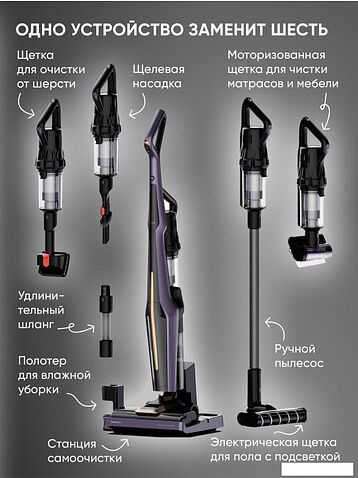 Пылесос Deerma DEM-P40 PROW (евровилка)