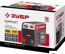 Сварочный инвертор Зубр СА-220К
