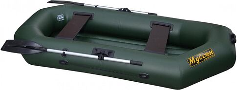 Гребная лодка Муссон S-240 НД (серый)