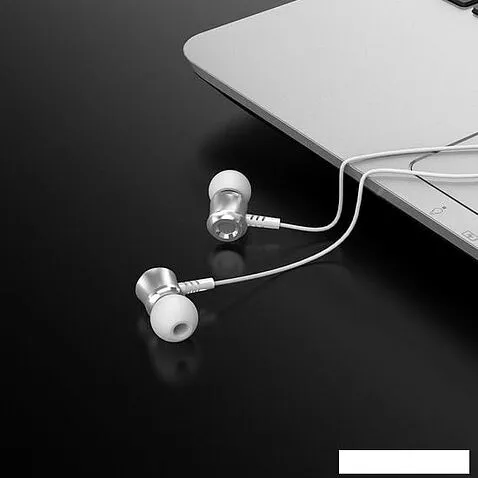 Наушники Hoco M46 (серебристый)