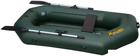 Моторно-гребная лодка Муссон S-230 НД (зеленый)