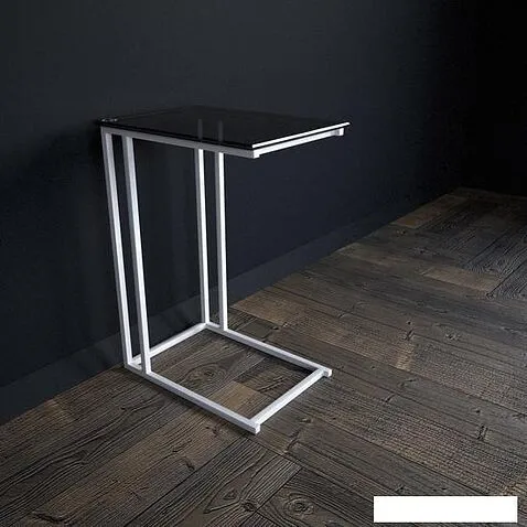 Приставной столик RasGar Престиж РСГР.001.000-0002 (черный/белый)