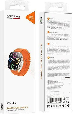 Умные часы Borofone BD14 Ultra (титановый)
