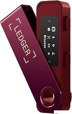 Аппаратный криптокошелек Ledger Nano S Plus (бордовый)