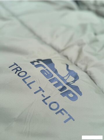 Спальный мешок TRAMP Troll T-Loft Regular (зеленый, L)