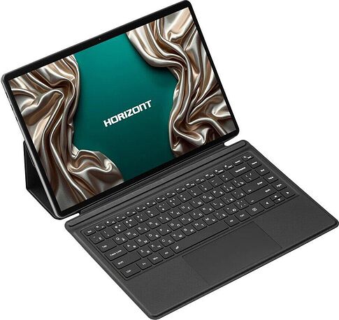Планшет Horizont H-Tab Office 12GB/512GB (с чехлом и клавиатурой, серый)