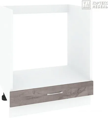 Шкаф напольный Кортекс-мебель Корнелия Лира НШ60д без столешницы (оникс)