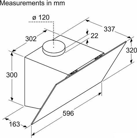Кухонная вытяжка Bosch Serie 2 DWK64PJ60T