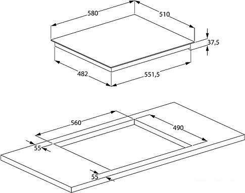 Варочная панель BEKO HIC64402E