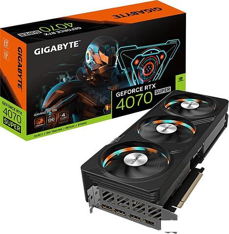 Видеокарта Gigabyte GeForce RTX 4070 Super Gaming OC 12G GV-N407SGAMING OC-12GD