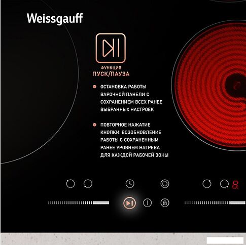 Варочная панель Weissgauff HV 640 BSG