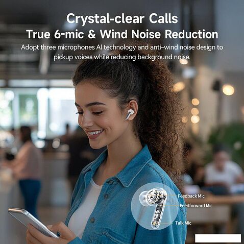 Наушники QCY MeloBuds N50 (белый)