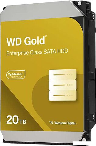 Жесткий диск WD Gold 20TB WD203KRYZ Жесткий диск WD Gold 20TB WD203KRYZ