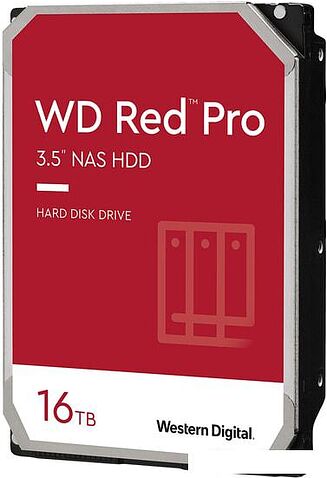 Жесткий диск WD Red Pro 16TB WD161KFGX
