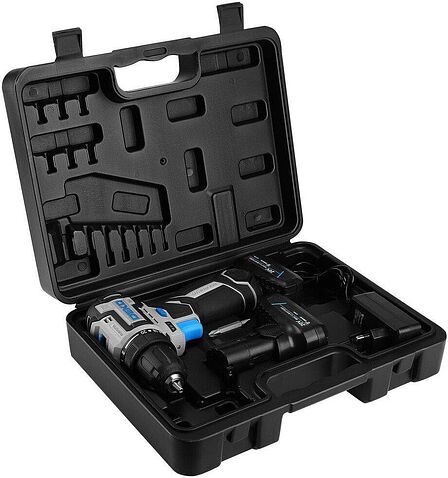Дрель-шуруповерт Deko Sharker 20V PRO 084-1035 (с 2-мя АКБ, кейс)