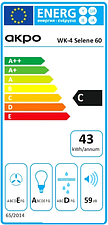 Кухонная вытяжка Akpo Selene eco 60 WK-4 (черный)