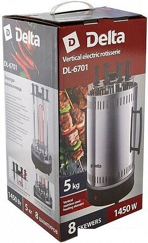 Электрошашлычница Delta DL-6701