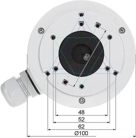 Кронштейн Hikvision DS-1280ZJ-XS