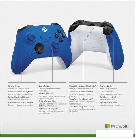 Геймпад Microsoft Xbox (синий)