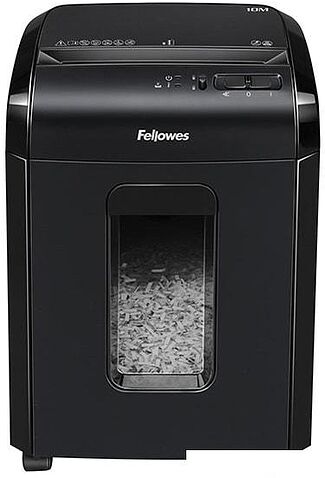Шредер Fellowes Powershred 10M (черный)