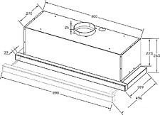 Кухонная вытяжка Korting KHP 9815 GN