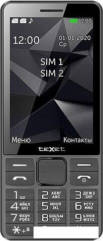 Мобильный телефон TeXet TM-D324 (черный)