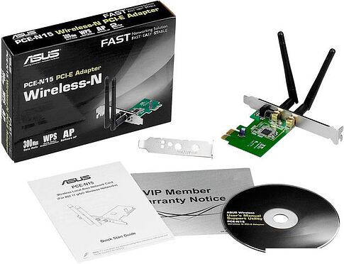 Беспроводной адаптер ASUS PCE-N15