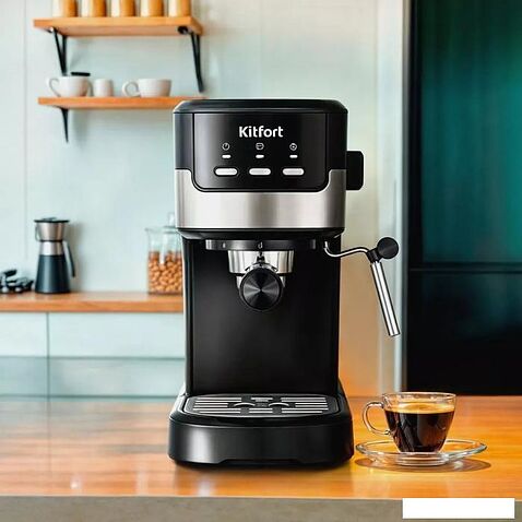 Рожковая кофеварка Kitfort KT-7211