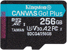 Карта памяти Kingston Canvas Go! microSDXC 256GB SDCG4/256GBSP