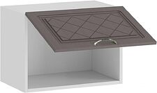 Шкаф навесной Трия Бьянка 1В5Г (дуб серый)