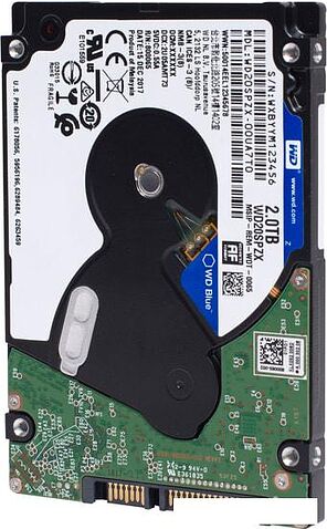 Жесткий диск WD Blue Mobile 2TB WD20SPZX