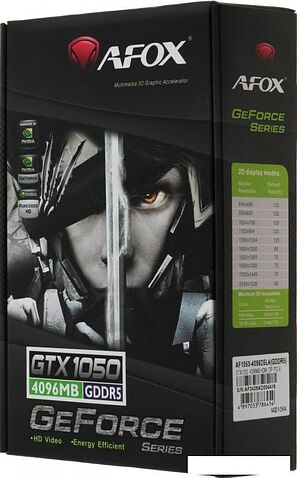 Видеокарта AFOX GeForce GTX 1050 4GB GDDR5 AF1050-4096D5L4