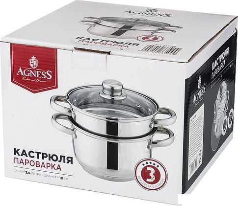 Пароварка Agness 933-500