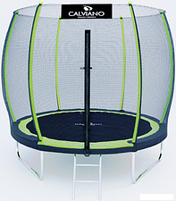 Батут Calviano Outside Master Green 252 см - 8ft (внешняя сетка, с лестницей)