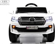 Детский электромобиль RiverToys М555БХ (белый)