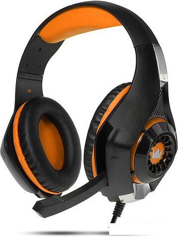 Наушники с микрофоном CrownMicro CMGH-101T (оранжевый)