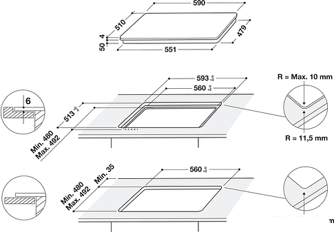 Варочная панель Indesit IS 83Q60 NE