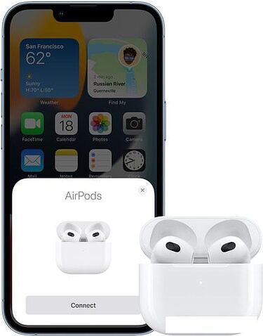 Наушники Apple AirPods 3 (без поддержки MagSafe)