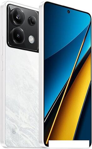 Смартфон POCO X6 12GB/256GB с NFC международная версия (белый)